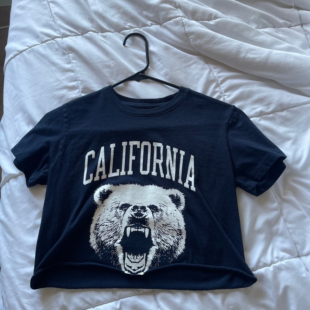 Brandy Melville CA Bear Crop Top